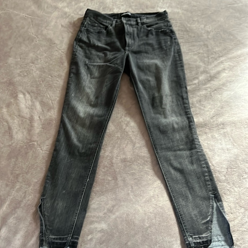 Express Jeans Stretch Denim Perfect Ankle High Rise 8L